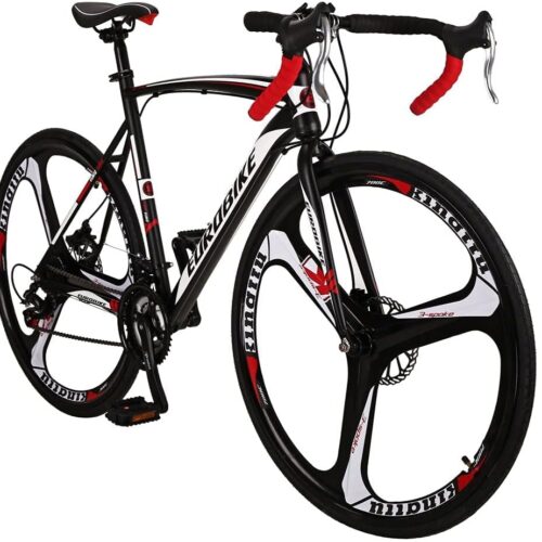 EUROBIKE Road Bicycle 700C Frame 49cm for Men and Women 21 Speed RB550 Adult Racing Bike