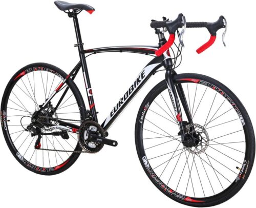 EUROBIKE Road Bike,21 Speed Bike,49/54cm Frame Bikes for Adults,700C Bike