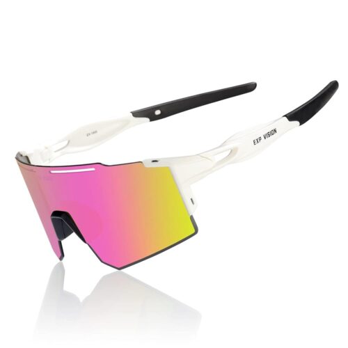 EXP VISION Polarized Cycling Glasses, UV 400 Sports Sunglasses Biking Goggles Running Hiking Golf Fishing Driving