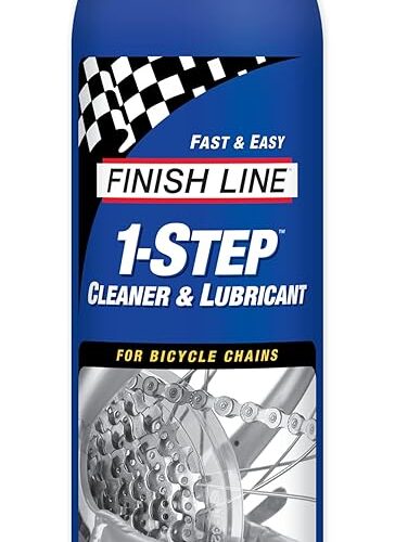 Finish Line 1-Step Bicycle Chain Cleaner and Lubricant, 17-Ounce Aerosol Spray