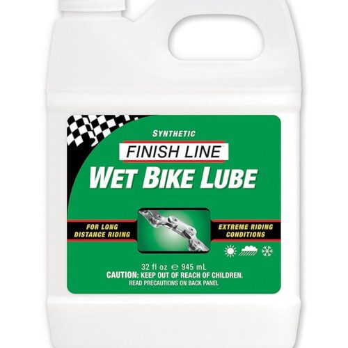 Finish Line WET Bicycle Chain Lube, 32-Ounce Quart Jug