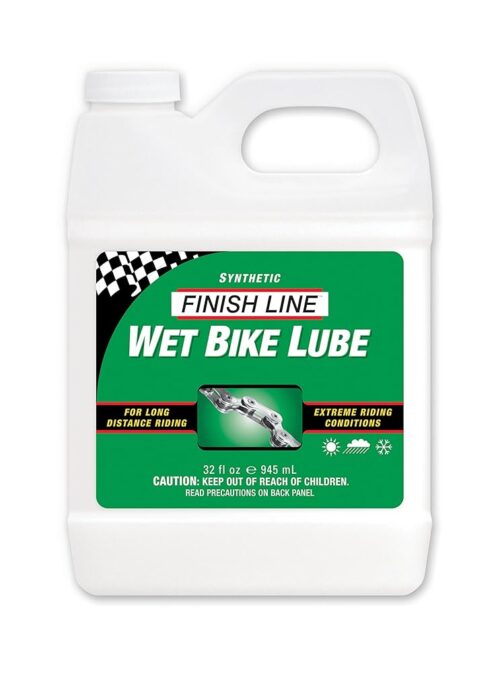 Finish Line WET Bicycle Chain Lube, 32-Ounce Quart Jug