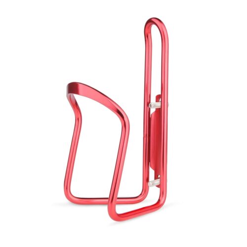 FiveBox Bike Water Bottle Cage, 1Pack Cycling Bicycle Water Bottle Cage Holder Bracket for Mountain Bike MTB Road Bike, Bike Accessories, Made of Lightweight Aluminum Alloy (Red)