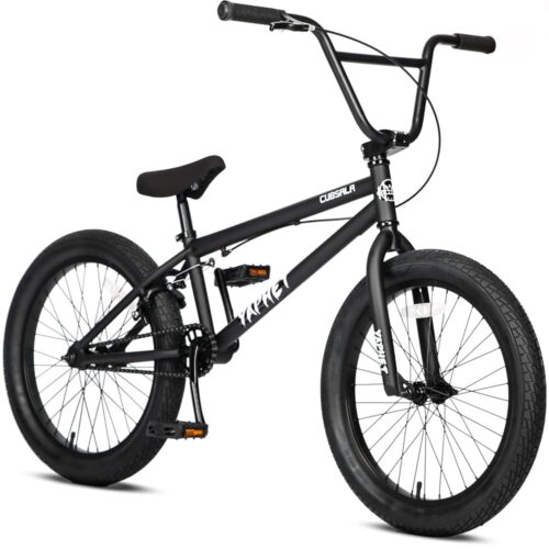 Freestyle BMX Bike, 20 Inch Yaphet Bicycle for Teen Beginner and Adult Riders, Bike with Hi-Ten Steel Frame, Multiple Colors