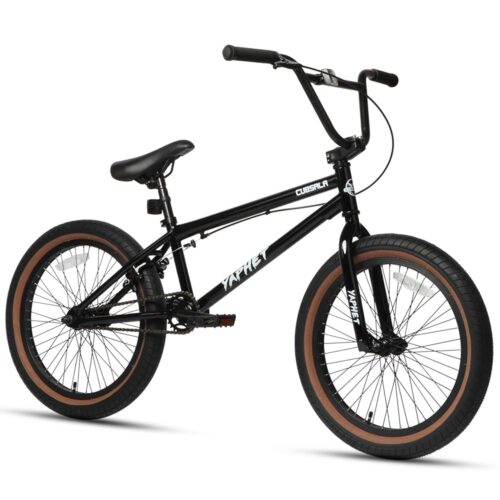 Freestyle BMX Bike, 20 Inch Yaphet Bicycle for Teen Beginner and Adult Riders, Bike with Hi-Ten Steel Frame, Multiple Colors