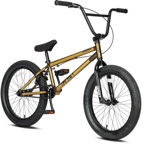 Freestyle BMX Bike, 20 Inch Yaphet Bicycle for Teen Beginner and Adult Riders, Bike with Hi-Ten Steel Frame, Multiple Colors