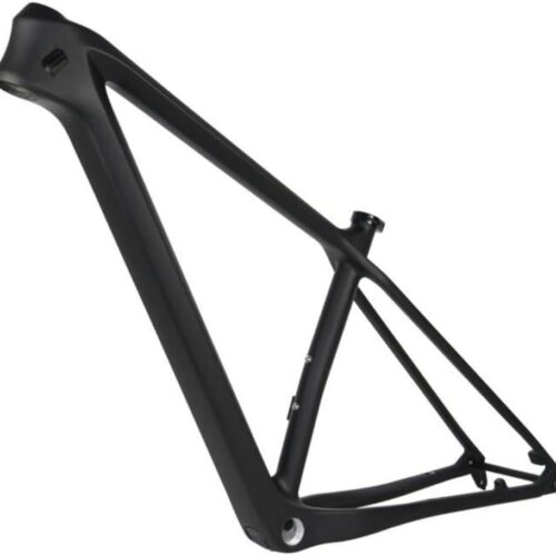 Full Carbon MTB Frame 27.5er 29er Hardtail Mountain Bike Frame 15'' 17'' 19'' BSA Bicycle Frame Disc Brake Routing Internal Tapered Head Tube，for 142x12mm/148x12mm Thru Axle