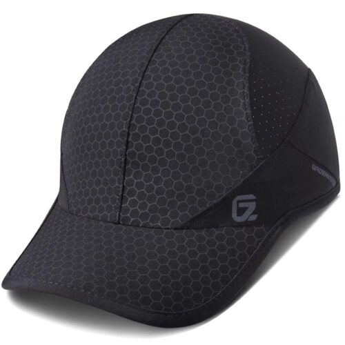 GADIEMKENSD Stretch Running Hat with Soft Brim, Quick Dry, Unstructured, Unisex-Adult