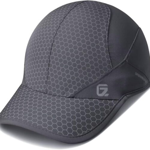 GADIEMKENSD Stretch Running Hat with Soft Brim, Quick Dry, Unstructured, Unisex-Adult