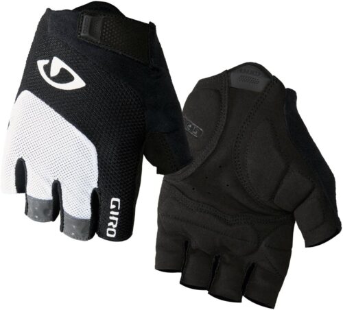 Giro Bravo Gel Men's Road Cycling Gloves - White/Black (2020), Medium