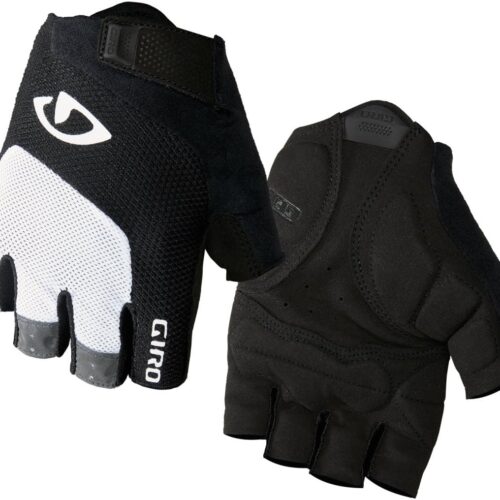 Giro Bravo Gel Men's Road Cycling Gloves - White/Black (2020), Medium