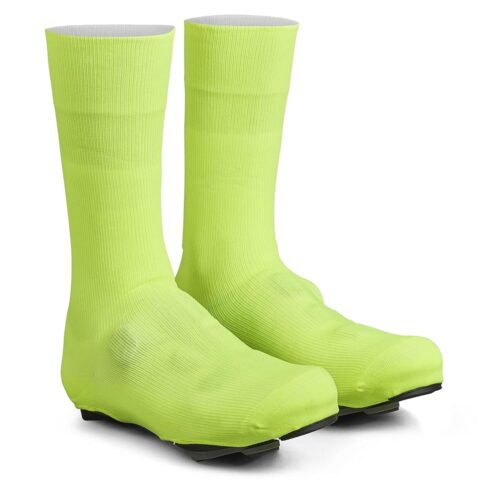 GripGrab Flandrien Waterproof Knitted Road Cycling Shoe Covers High Cut Windproof Insulating Zipperless Aero Overshoes