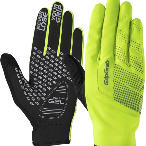 GripGrab Ride Windproof Spring Fall Gel Padded Bicycle Gloves Thermal Cycling Gloves Cold Weather Thin Winter Cycling Gloves