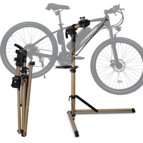 Heavy Duty Electric Bike Repair Stand Max 110 lbs, Portable Aluminum Bicycle Stand Manintenance Workstand,Suitable for Any BIke, Heavy E-Bike, Mountain Bike and Road Bike etc