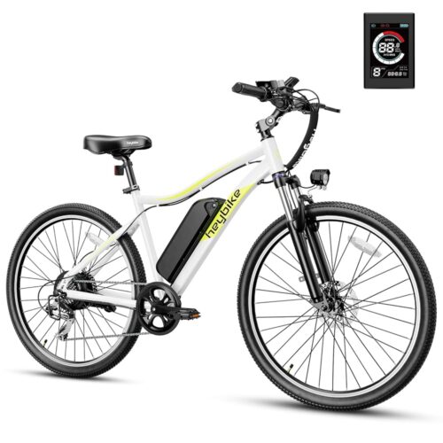 Heybike Race Max Electric Bike for Adults with 750W Peak Motor, 28mph Max Speed, 600WH Removable Battery Ebike, 27.5" Electric Mountain Bike with 7-Speed and Front Suspension