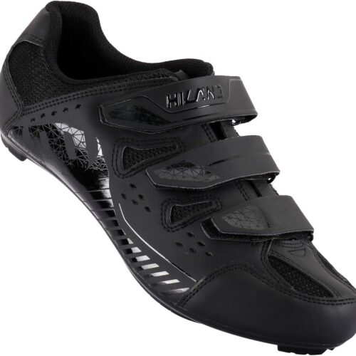 Hiland Unisex Wide Cycling Shoes Compatible with Peloton & Look Delta/SPD Cleats-3 Straps-Clip in Road/Mountain/Indoor Bike Shoes for Mens and Womens