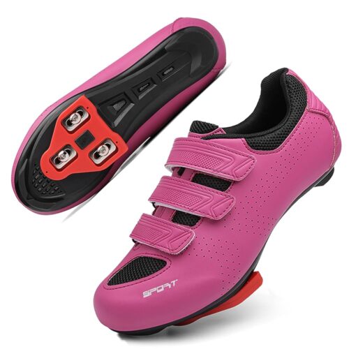 Honosuker Women's Men's Cycling Shoes Compatible with Peloton Delta SPD Spin Road Bike Bicycle Shoes