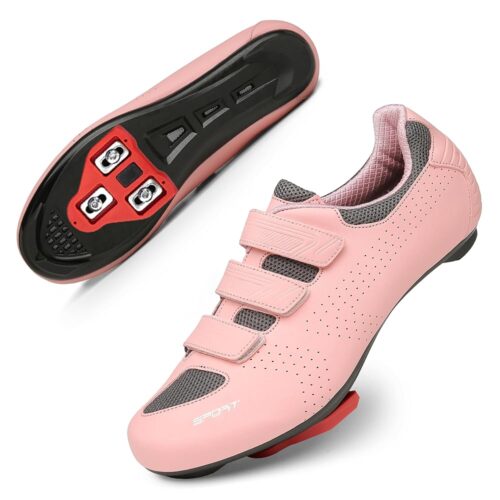 Honosuker Women's Men's Cycling Shoes Compatible with Peloton Delta SPD Spin Road Bike Bicycle Shoes