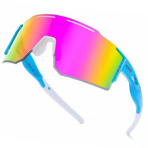 IKTOD Sports Sunglasses – UV Protection for Youth, Men & Women, Ideal for Cycling, Running, Baseball, Skiing & Softball