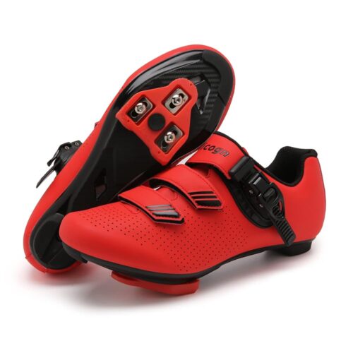 Indoor Cycling Shoes for Men Women Compatible with Peloton Bike Pre-Installed with Look Delta Cleats Outdoor Road Biking