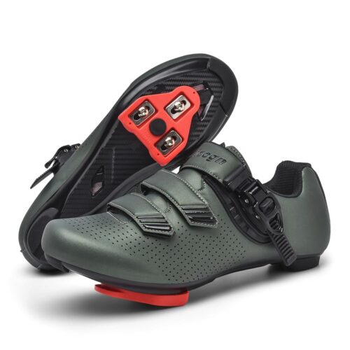 Indoor Cycling Shoes for Men Women Compatible with Peloton Bike Pre-Installed with Look Delta Cleats Outdoor Road Biking