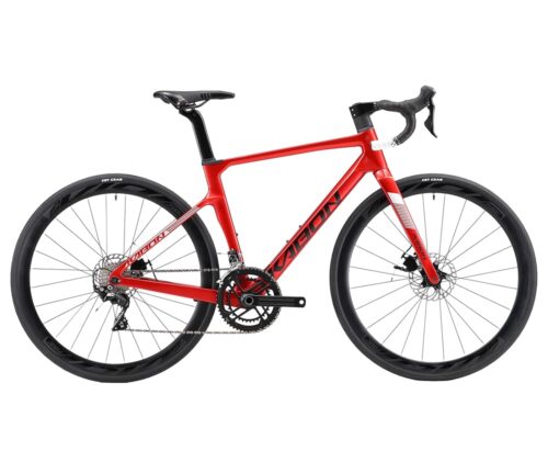 KABON Carbon Road Bike, 700C Carbon Fiber Frame Road Bike with Shimano 105 22 Speed Disc Brake Racing Bicycle for Men and Women