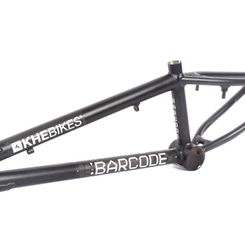 KHE BMX Frame Barcode 7005 Aluminium 20 Inch Matt Black Only 3,06lbs US BB