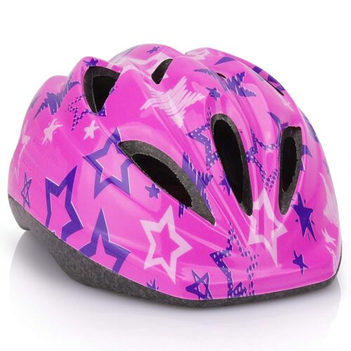 Kid Bicycle Helmets, LX LERMX Kids Bike Helmet Ages 3-5/5-14 Adjustable from Toddler to Youth Size, Durable Kids Bike Helmet with Fun Designs for Boys and Girls