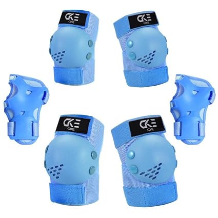 Kids/Youth Knee Pads for Toddler Elbow and Knee Pads Toddler Protective Gear Set Kids Knee Pads and Elbow Pads for Toddler Girls Boys with Wrist Guards for Skating Cycling Bike...