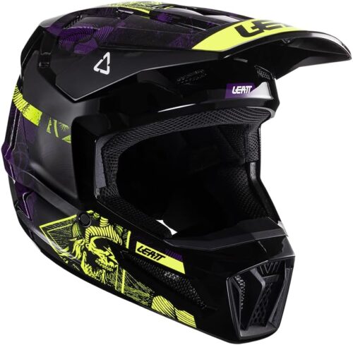 Leatt Helmet Moto 2.5 V24 Blk/Wht #S 55-56cm