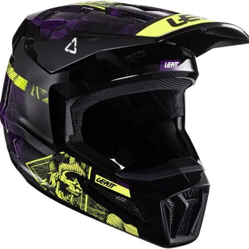 Leatt Helmet Moto 2.5 V24 Blk/Wht #S 55-56cm