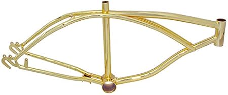 Lowrider 20" Bicycle Frame Gold. Bike Part, Bicycle Part, Bike Accessory, Bicycle Accessory