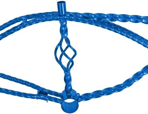 Lowrider Bike 20 Cage Twisted Frame Blue.