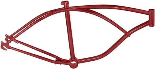 Lowrider Bike 24 Beach Cruisers Frame Burgundy.