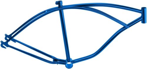 Lowrider Bike 26 Beach Cruisers Frame Blue.