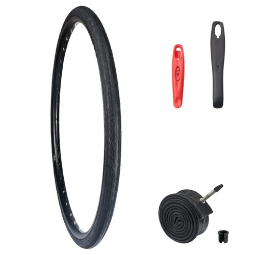 MEGHNA Bike Tire 700C Road Bike Tire Foldable 700 x 32C Tire for Road Racing Fast Rolling 32-622mm Replacement Tire for Road Bike Fixed Gear Bike Hybrid Bike