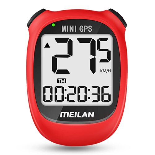 MEILAN M3 Mini GPS Bike Computer, Wireless Cycling Computer Bike Odometer Bicycle Speedometer and Odometer Waterproof Bicycle Computer with LCD Backlight & Multi-Functions for...