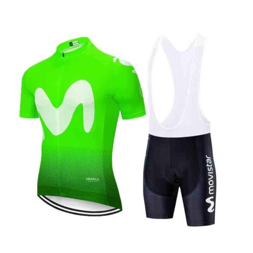 Men's Cycling Jersey Suit Cycle Short Sleeve Shirt and 20D Padded Bib Shorts Road Bicycle & Mountain Bike Set Clothes