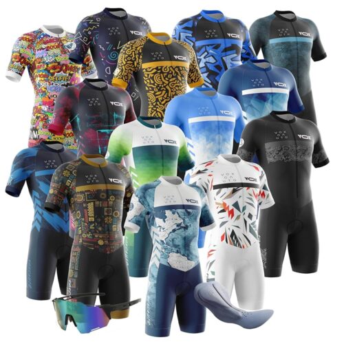 Men's Cycling Skinsuit,Triathlon Suit Men TriSuit for Swimming,Men's Cycling Skinsuit