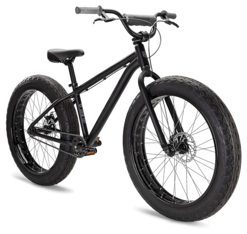 Mongoose Hooligan AL Adult, Fat Tire BMX Bike, Lightweight Aluminum Frame, Multiple Speed Options, Disc Brakes
