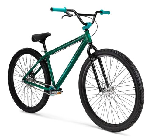 Mongoose Hooligan AL Adult, Fat Tire BMX Bike, Lightweight Aluminum Frame, Multiple Speed Options, Disc Brakes