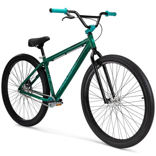 Mongoose Hooligan AL Adult, Fat Tire BMX Bike, Lightweight Aluminum Frame, Multiple Speed Options, Disc Brakes
