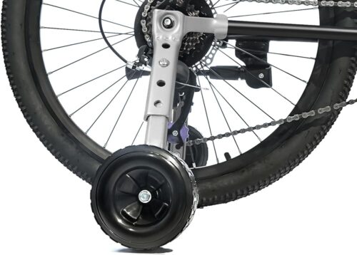 MOSHAY Roll Over Image to Zoom in Bicycle Training Wheels Fits 16 18 20 22 24 inch Variable Bike