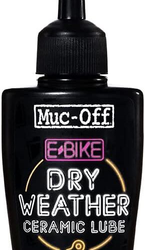 Muc-Off eBike Dry Chain Lube, 1.7 fl oz - Bike Lube, Bike Chain Oil, Chain Wax for Dry Weather Conditions - Bike Lubricant for Electric Bikes