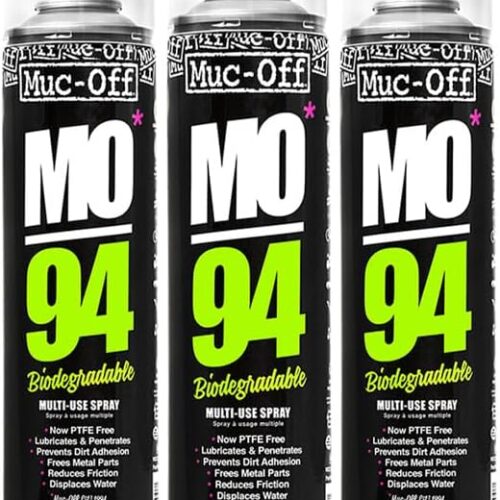 Muc-Off MO-94, 3 Pack - Biodegradable Multi-Purpose Bike Spray for MTB/Road/Gravel Bikes - Water Dispersing Spray Lubricant and Oil