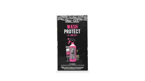 Muc-Off Wash, Protect and Lube Kit - Bike Cleaning Kit, Bike Maintenance Kit for MTB/Road/Gravel Bikes - Includes Bike Wash and Chain Lube