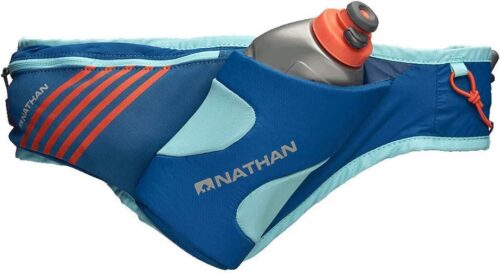 Nathan Peak Hydration Waist Pack with Storage Area & Run Flask 18oz – Running, Hiking, Camping, Cycling