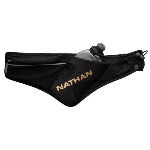 Nathan Peak Hydration Waist Pack with Storage Area & Run Flask 18oz – Running, Hiking, Camping, Cycling