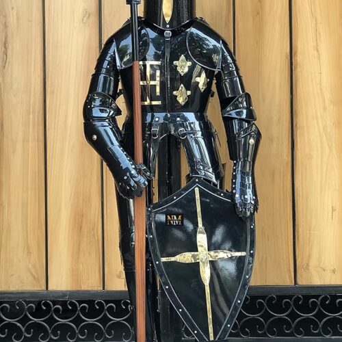 NauticalMart Halloween Armour Medieval Wearable Knight Crusader Full Suit Of Armor Collectible Costume