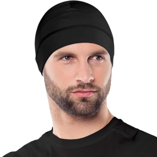 OutdoorEssentials Skull Cap for Men & Women-Helmet Liner,Winter Fleece Cycling Cap, Under Helmet Skull Cap & Running Bike Cap